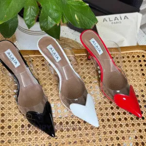 ALAIA Cœur Slingback Pumps