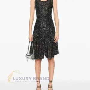 ALAlA Rachel Roy Sequin Flare Dress