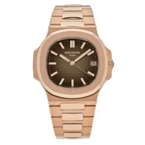 Patek Philippe Nautilus 5711 Rose Gold Black Dial Replica - Reverie Watches