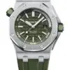 Replica Audemars Piguet Royal Oak Offshore Diver Green 15710ST.OO.A052CA.01
