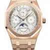Replica Audemars Piguet Royal Oak Perpetual Calendar Silver 26574OR.OO.1220OR.01
