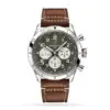 Replica Breitling Aviator 8 Men Automatic Green Leather Watch AB04452A1L1X1
