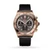 Replica Breitling Chronomat Men Automatic Grey Rubber Watch RB0134101B1S1