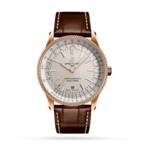Replica Breitling Navitimer Men Automatic Silver Alligator Watch R17326211G1P1