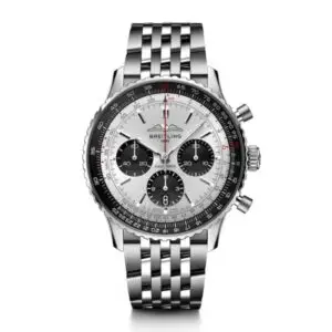 Replica Breitling Navitimer Men Automatic Silver Stainless Steel Watch AB0138241G1A1