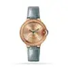 Replica Cartier Ballon Bleu de Cartier Women Automatic Rose Gold Alligator Watch WJBB0076
