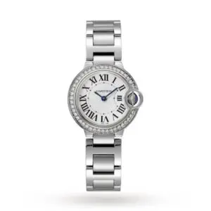Replica Cartier Ballon Bleu de Cartier Women Quartz Silver Stainless Steel Watch W4BB0015