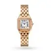 Replica Cartier Panthère de Cartier Women Quartz Silver 18ct Rose Gold Watch WJPN0008