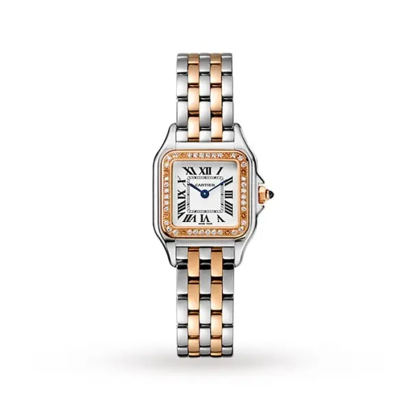Replica Cartier Panthère de Cartier Women Quartz Silver 18ct Rose Gold Watch W3PN0006 Replica Cartier Panthère de Cartier Women Quartz Silver 18ct Rose Gold Watch W3PN0006
