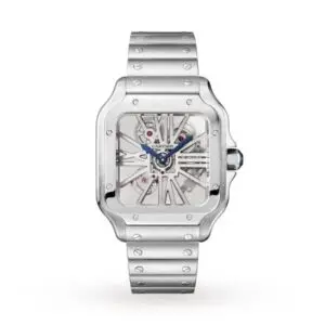 Replica Cartier Santos de Cartier Men Automatic Silver Stainless Steel Watch WHSA0015