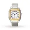 Replica Cartier Santos de Cartier Men Automatic Silver Stainless Steel Watch W2SA0016