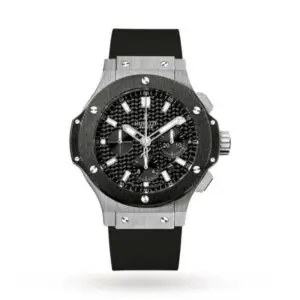 Replica Hublot Big Bang Men Automatic Black Rubber Watch 301.SM.1770.RX