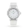 Replica Hublot Big Bang Women Quartz White Rubber Watch 361.SE.2010.RW.1104