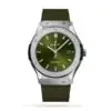 Replica Hublot Classic Fusion Men Automatic Green Rubber Watch 511.NX.8970.RX
