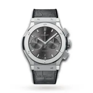 Replica Hublot Classic Fusion Men Automatic Grey Alligator Watch 521.NX.7071.LR