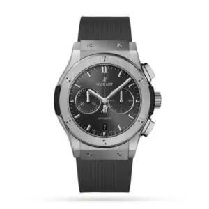 Replica Hublot Classic Fusion Men Automatic Grey Rubber Watch 541.NX.7070.RX