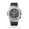 Replica Hublot Classic Fusion Men Automatic Skeleton Leather Watch 525.NX.0170.LR