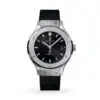Replica Hublot Classic Fusion Women Automatic Black Rubber Watch 565.NX.1470.RX