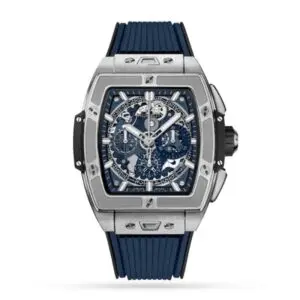 Replica Hublot Spirit Of Big Bang Men Automatic Blue Rubber Watch 641.NX.7170.RX
