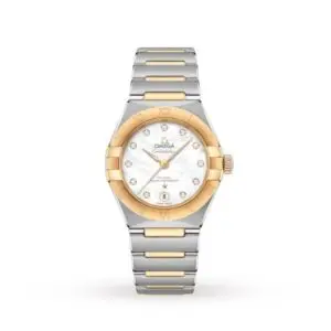 Replica Omega Constellation Women Automatic Mother of Pearl Stainless Steel Watch O13120292055002
