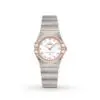 Replica Omega Constellation Women Quartz Mother of Pearl Stainless Steel Watch O13125256055001