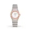 Replica Omega Constellation Women Quartz Mother of Pearl Stainless Steel Watch O13120256055001