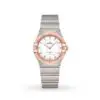 Replica Omega Constellation Women Quartz Mother of Pearl Stainless Steel Watch O13120286005001