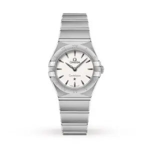 Replica Omega Constellation Women Quartz Silver Stainless Steel Watch O13110256002001