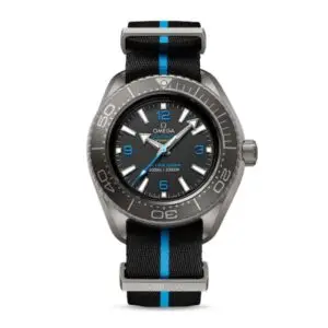 Replica Omega Planet Ocean Men Automatic Black Fabric Watch O21592462101001