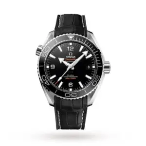 Replica Omega Planet Ocean Men Automatic Black Leather Watch O21533442101001