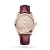Replica Omega Seamaster Aqua Terra Women Automatic Red Leather Watch O22023382059001