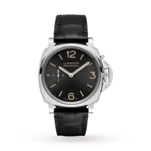 Replica Panerai Luminor Due Men Automatic Black Alligator Watch PAM00676