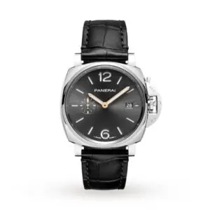 Replica Panerai Luminor Due Men Automatic Black Alligator Watch PAM01250