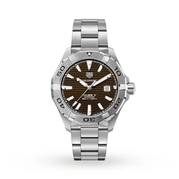 Replica TAG Heuer Aquaracer Men Automatic Brown Stainless Steel Watch WAY2018.BA0927 Replica TAG Heuer Aquaracer Men Automatic Brown Stainless Steel Watch WAY2018.BA0927