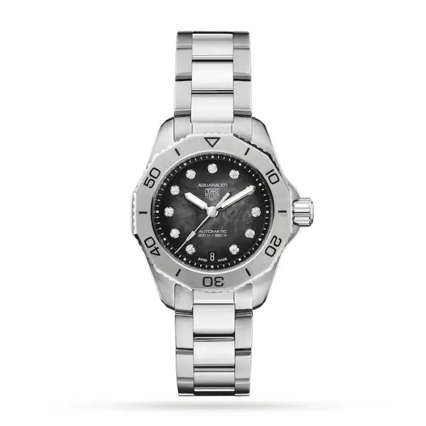 Replica TAG Heuer Aquaracer Women Automatic Black Stainless Steel Watch WBP2410.BA0622 Replica TAG Heuer Aquaracer Women Automatic Black Stainless Steel Watch WBP2410.BA0622