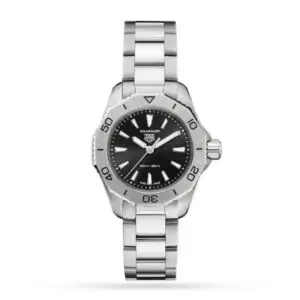 Replica TAG Heuer Aquaracer Women Quartz Black Stainless Steel Watch WBP1410.BA0622