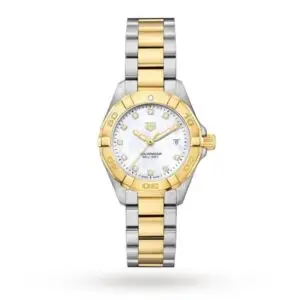 Replica TAG Heuer Aquaracer Women Quartz Mother of Pearl Bicoloured Watch WBD1422.BB0321