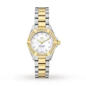 Replica TAG Heuer Aquaracer Women Quartz Mother of Pearl Bicoloured Watch WBD1423.BB0321