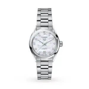 Replica TAG Heuer Carrera Women Automatic Mother of Pearl Stainless Steel Watch WBN2412.BA0621