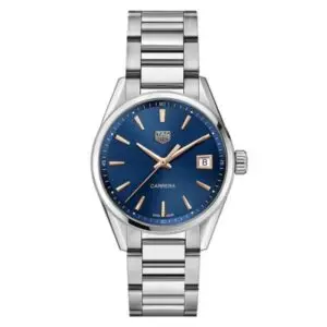 Replica TAG Heuer Carrera Women Quartz Blue Stainless Steel Watch WBK1312.BA0652