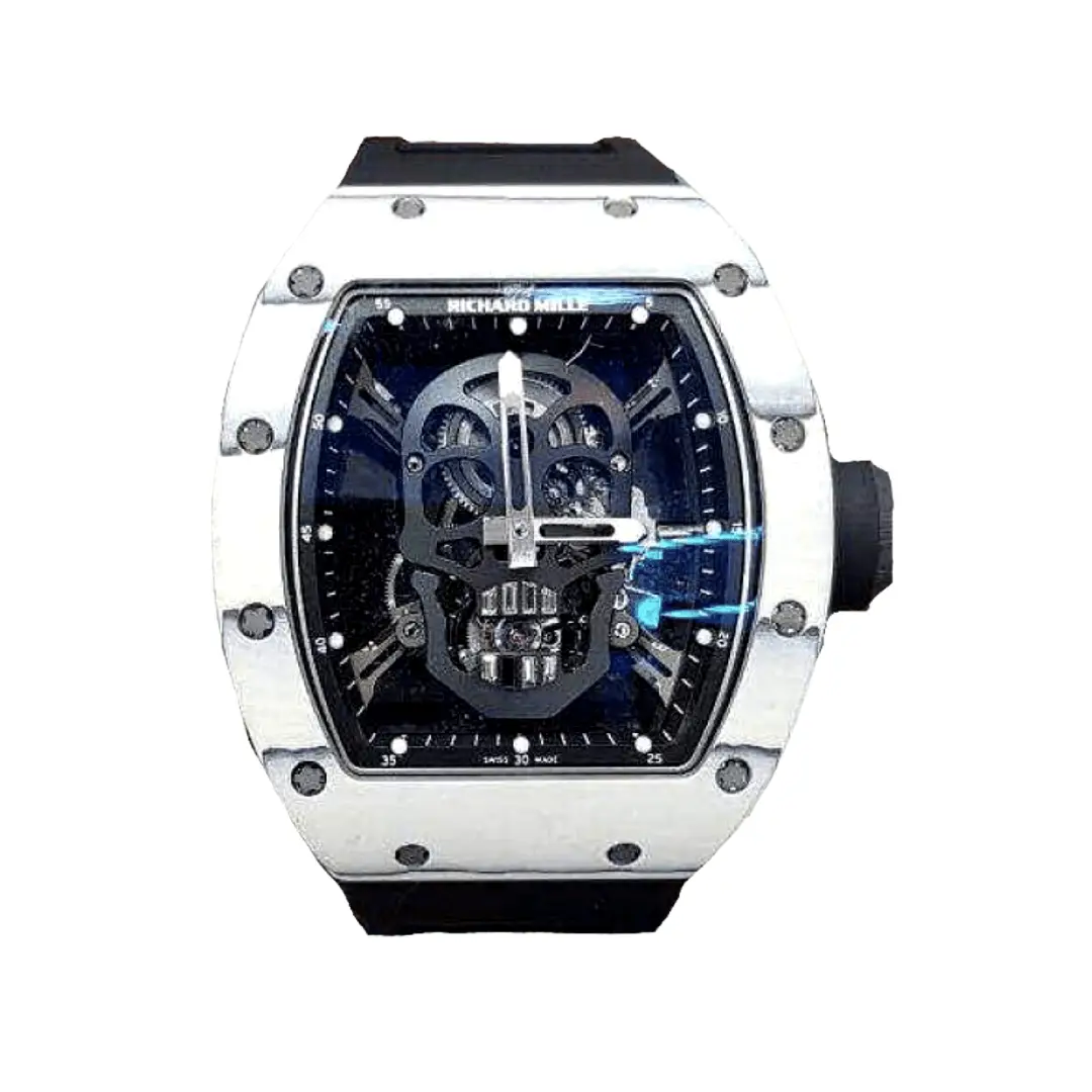 Richard Mille RM 52-01 'Skull' White Quartz TPT Richard Mille RM 52-01 'Skull' White Quartz TPT