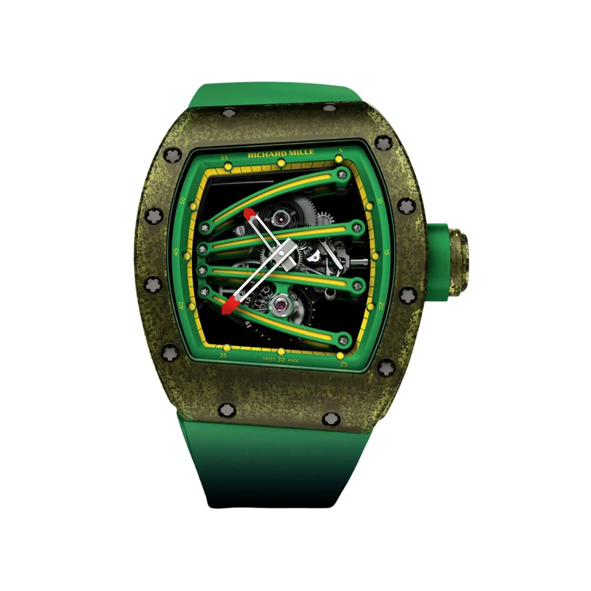 Richard Mille RM 59-01 Yohan Blake Tourbillon Green Quartz TPT Limited Edition of 50 Richard Mille RM 59-01 Yohan Blake Tourbillon Green Quartz TPT Limited Edition of 50