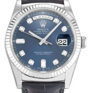 Rolex Day-Date Blue Dial 118139 36 mm