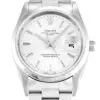 Rolex Oyster Perpetual Date Silver Dial 15200 34 mm