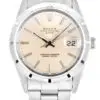 Rolex Oyster Perpetual Date Silver Dial 15210 34 mm
