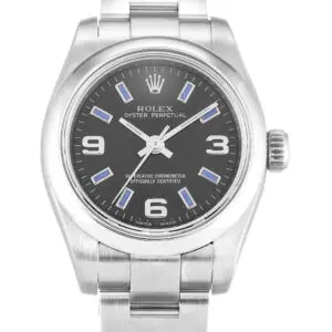 Rolex Oyster Perpetual Lady Black Dial 176200 26 mm