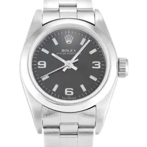 Rolex Oyster Perpetual Lady Black Dial 67180 26 mm