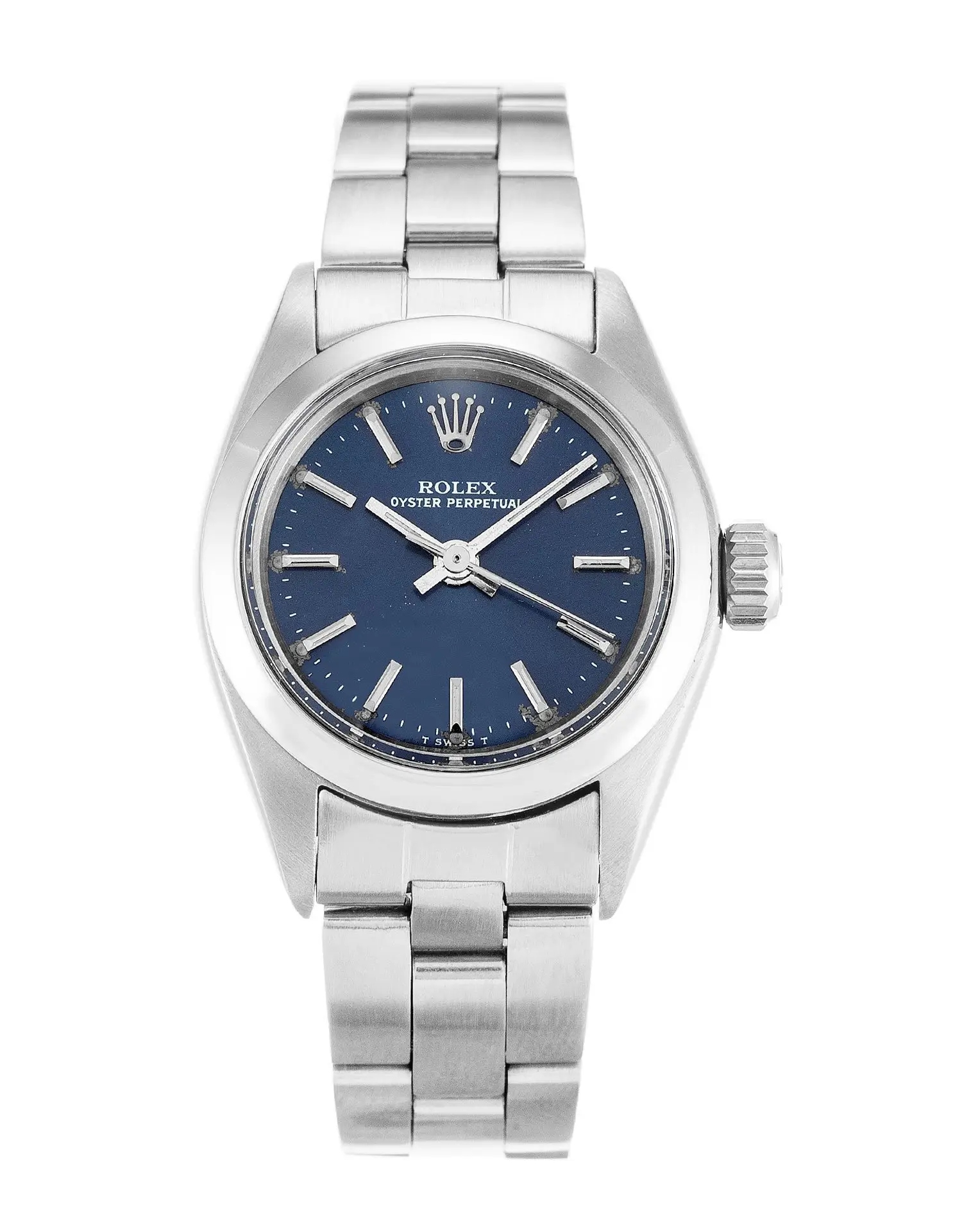 Rolex Oyster Perpetual Lady Blue Dial 6718 26 mm Rolex Oyster Perpetual Lady Blue Dial 6718 26 mm