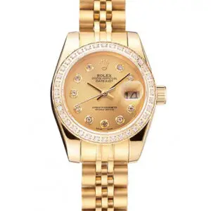 Superclone Rolex Datejust Gold Dial 1454096 28 mm