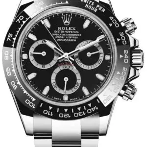 Superclone Rolex Daytona "Reverse Panda" Black Dial 116500LN